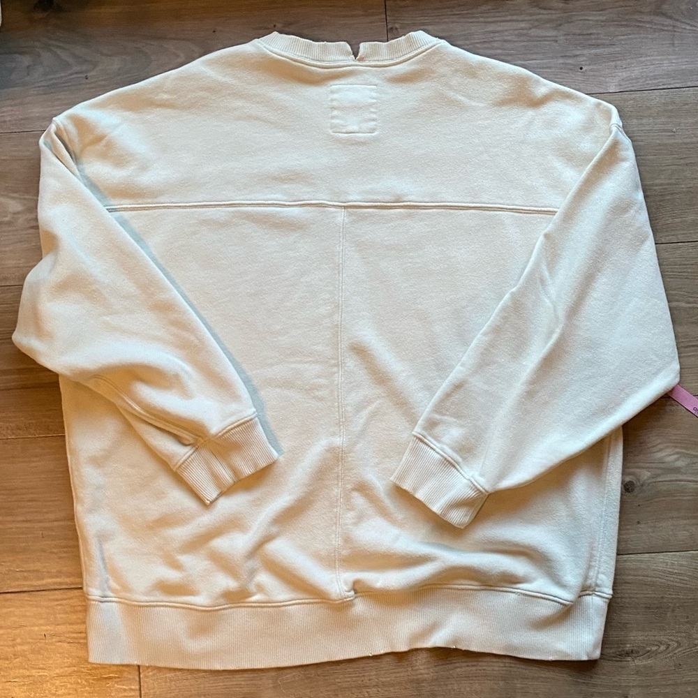 Aerie The Chill Crew Neck Smiley Sweatshirt - Picture 2 of 8